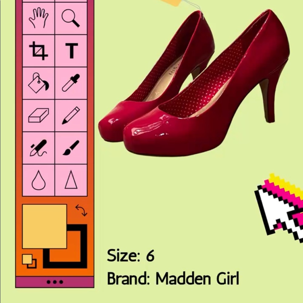 madden girl red heels